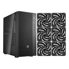 Gabinete Silverstone Fara R1 V2 Extreme 6 Coolers 120mm Pwm