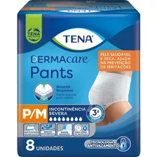 Roupa Intima Tena Pants Dermacare P/m Com 8 Unidades