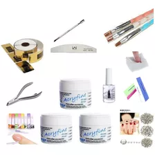 Kit Construccion Uñas Gelificadas Gel Molde Primer Enviograt