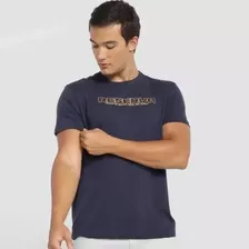 Camiseta Reserva Globe Grid Masculina - Azul Escuro