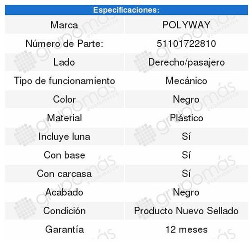 Par De Espejos Mecanicos Ford Ranger 2005 2006 2007 2008 Foto 3