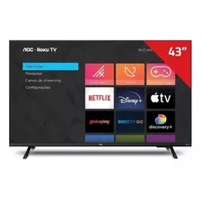 Smart Tv 43 Aoc Led 43s5135/77g Roku Smart Fhd