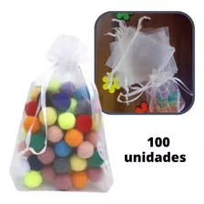 Saco Saquinho Organza 100 Un 17x23 Lembrancinha Atacado