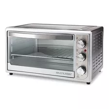 Horno De Mesa Eléctrico Multilaser Ce128 46l Plateado 220v