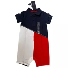 Romper Infantil Menino Tommy Hilfiger Tricolor