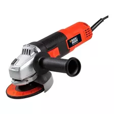 Esmeriladora Angular Black+decker G720 De 60 Hz Color Naranja 820 W 120 V Con Disco