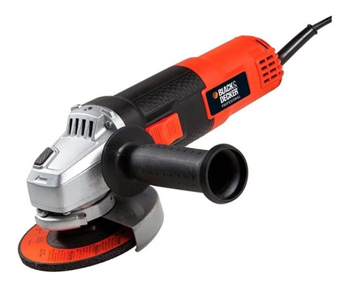 Amoladora Angular Black+decker G720 De 50 hz/60 hz Naranja 820 w 220 v 1 Disco De Desbaste, + Accesorio