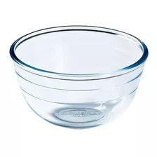 Bowl Vidrio Templado Apto Horno Freezer Reposteria 2 Litros Color Transparente