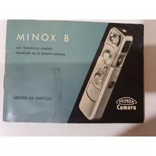 Camara Minox B- Manual De Empleo En Español