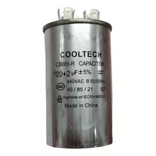  Capacitor Aire Acondicionad 20 + 2 Mf Dual 