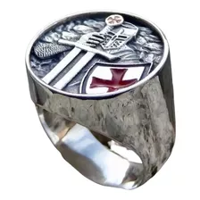 Anillo Caballero Templario Cruzada Cristianismo Religión