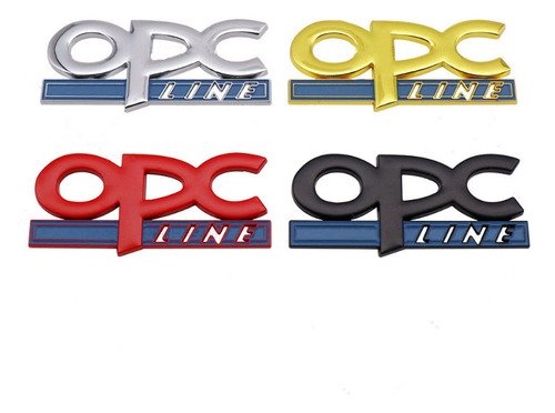 4metal Opc Line Emblema Insignia Pegatina Para Opel Foto 3