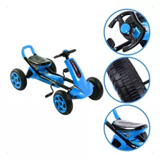 Carrinho Infantil Go Kart Azul 1453 Unitoys