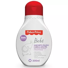 Sabonete Bebê Liquido Da Cabeça Aos Pés Fisher Price 200ml