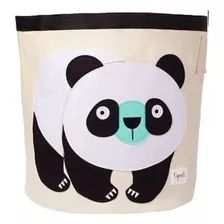 Cesto Organizador Redondo - Panda - 3 Sprouts