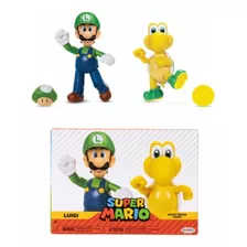 Figuras Súper Mario Bros Koopa Y Luigi Original 