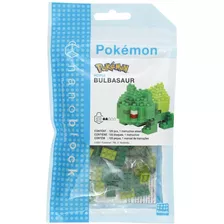 Nanoblock Pokémon Bulbasaur Hdp68 120 Peças Mattel