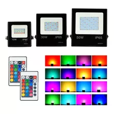 Reflector Led 30w Ultrabrillante Larga Duración Luz Rgb.