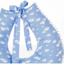 Almofada Para Amamentação- Travesseiro Nuvem Azul Bebê Macio