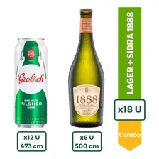 Cerveza Grolsch Lata 473ml X12 + Sidra 1888 500ml X6 Oferta