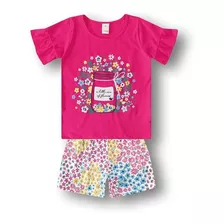 Conjunto Marisol Play Blusa E Short Menina - 11207339