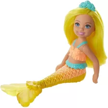 Barbie Dreamtopia Sereia Chelsea Amarelo - Mattel