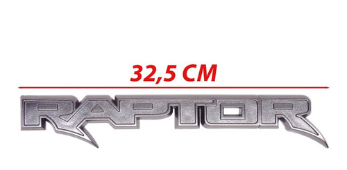 Logo Emblema Ford Ranger Raptor Gris Plomo Foto 2