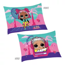 Fronha Capa Travesseiro Infantil Avulsa Personagem Estampada Lol Surprise