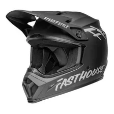 Casco Moto Bell Mx Fh Negro Gris Mx-9 Mips 