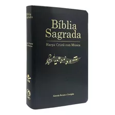 Bíblia Sagrada Harpa Cristã Com Música, De Sociedade Bíblica Do Brasil, Sbb., Vol. Único. Editora Sociedade Bíblica Do Brasil, Capa Mole Em Português