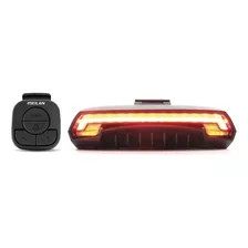 Led Con Laser Y Señalizador Para Bicicletas Meilan X5 - Ps Color Negro