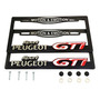  Portaplacas Premium Peugeot Gti  Juego 2 Piezas