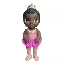 Baby Alive Doce Bailarina Negra Com Acessórios De Balé Rosa