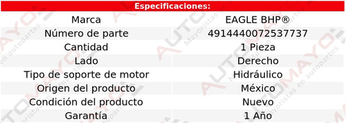 Soporte Tacn De Motor Der Eagle Fiat Mobi 4 Cil 1.0l 17-20 Foto 4