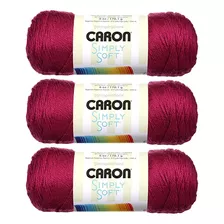 Caron Bulk Buy - Simply Soft - Ovillo De Lana (3 Unidades),.