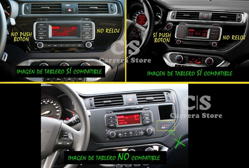 Frente Base Adaptador Estereo Kia Rio 2016 2017 Gloss Black Foto 4