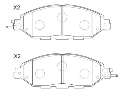 Pastillas Freno Delanteras Nissan Pathfinder R52 2017 Foto 3