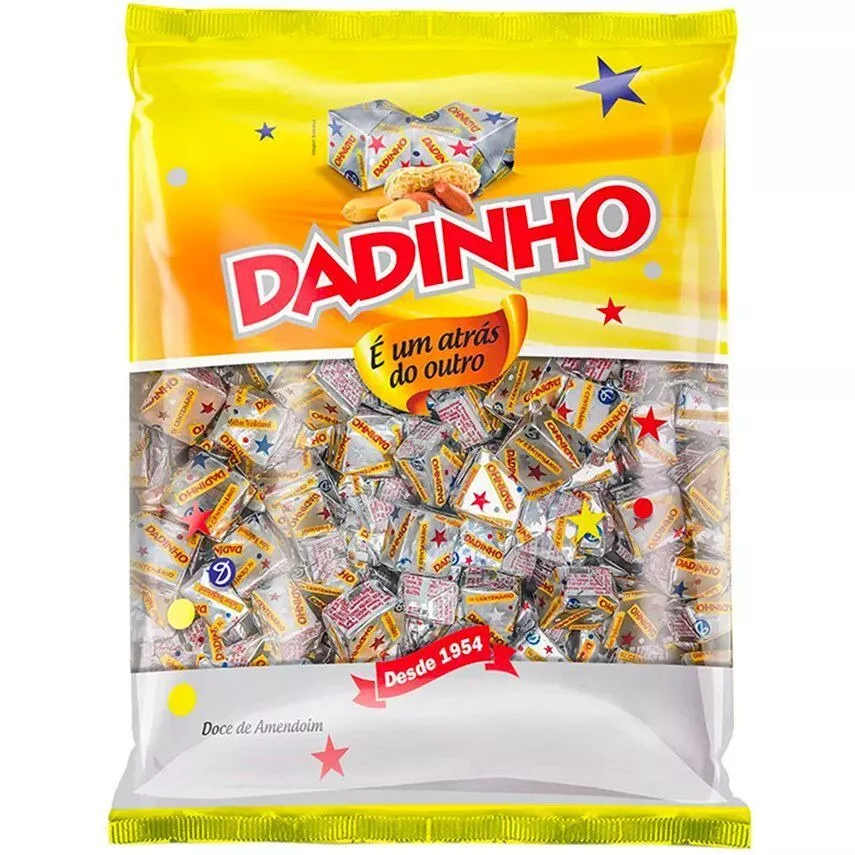 Doce Amendoim Dadinho Pacote 600g
