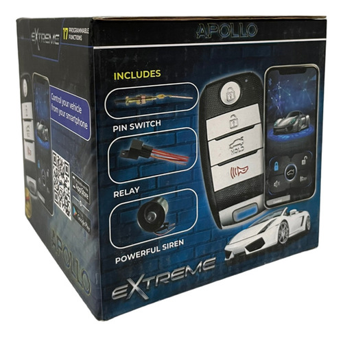 Alarma De Auto Extreme Apollo Par De Actuadores Automovil Foto 8