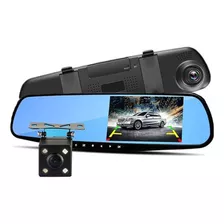 Camara Auto Trasera Y Delantera Grabacion Espejo Retrovisor