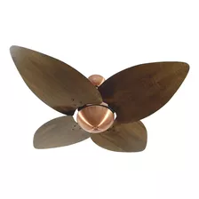 Ventilador De Teto Volare Office Dunamis Cobre Imbuia 220v Diâmetro 120 Cm Frequência 404rpm Material Das Pás Mdf Quantidade De Pás 4