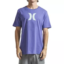 Camiseta Hurley Icon Oversize Sm24 Masculina Roxo