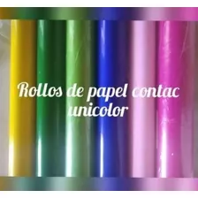  Papel Contac Unicolor Para Libretas 