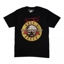 Playera Rock & Death Guns N Roses Logo Clasico 