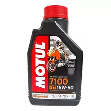 Óleo Lubrificante Motul 7100 15w50 4t 100% Sintético 1 Litro