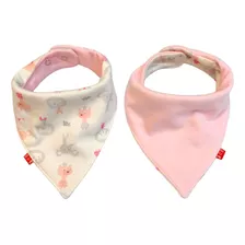 Babero Bandana Impermeable Reversible Tricapa Bebe Combo X6 