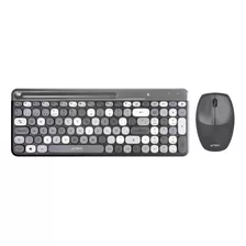 Combo Inalámbrico 2 En 1 Mk470 Teclado + Mouse Delgado Negro