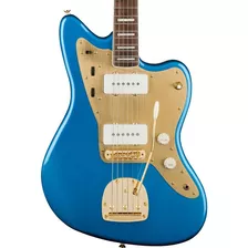 Guitarra Elétrica Squier 0379420502 Jazzmaster Gold Edition, Cor Azul, Cor Azul, Material De Escala De Ácer, Orientação À Mão Direita