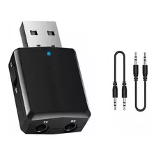 Transmisor Y Receptor De Audio Bluetooth Jack 2 En 1 Tv Clic