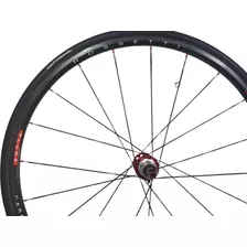 Par De Rodas Tubular Rossetti Pluma Carbono K7 Shimano Leve